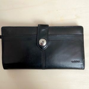 Lodis Black Leather Wallet